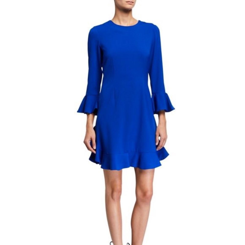 Jill Stuart Long-Sleeve Ruffle Dress